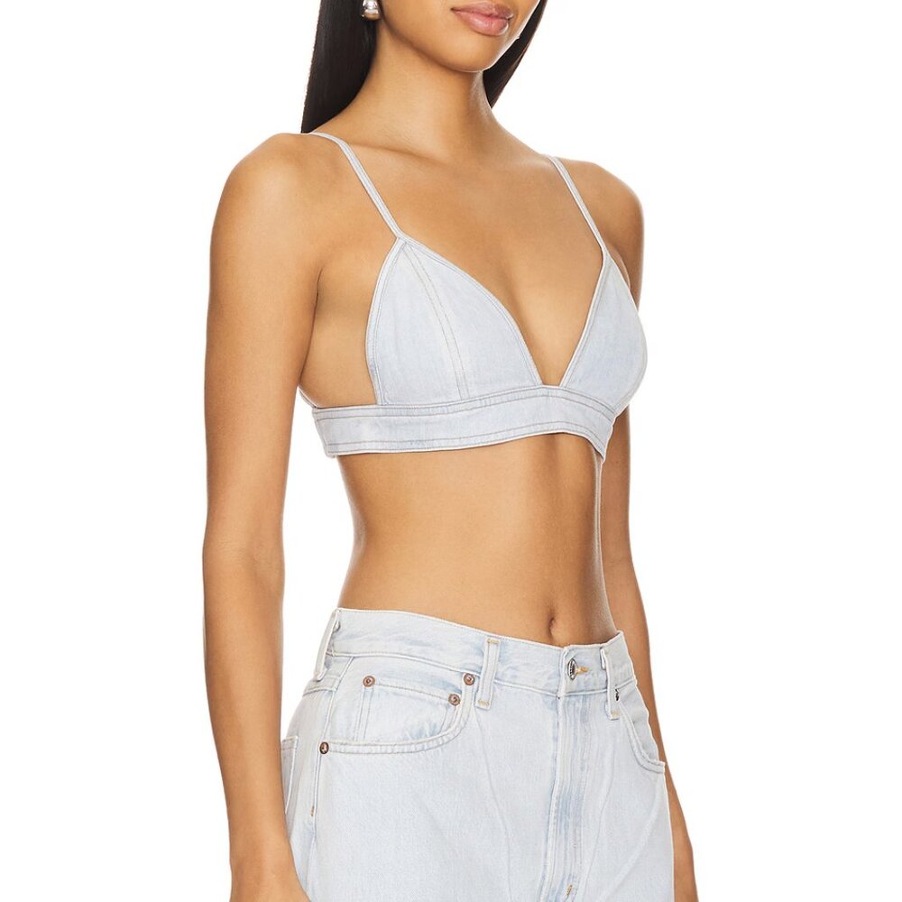 Agolde Denim Bralette XL